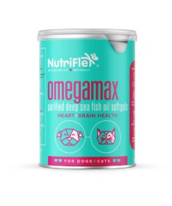 NutriFlex OmegaMax Omega 3 for Dogs & Cats - 1000mg - 120 Softgels