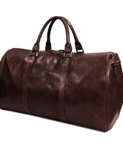 NUVO - Cody Genuine Leather Duffle Bag Brown