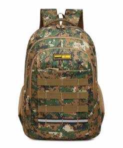 Nylon Backpack Large-Capacity For Travel And Camping Bag Backpack - Army green camouflage