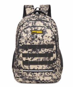 Nylon Backpack Large-Capacity For Travel And Camping Bag Backpack - light grey camouflage