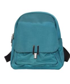Nylon Small Backpack for Women - Waterproof Ladies Everyday Backpack - Green