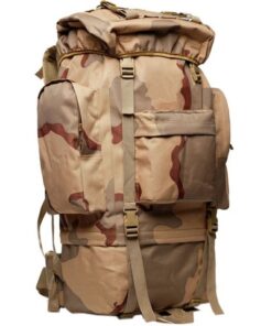 Nylon Water Resistant Backpack - Desert Camo