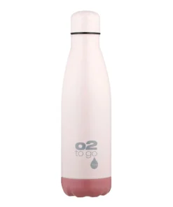 O2 Stainless Steel Single Wall Bottle - Blush