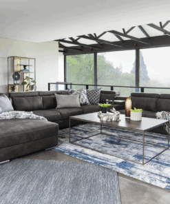 Oakland 5 Piece Corner Lounge Suite in Fabric