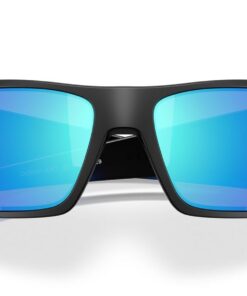 Oakley Men's Heliostat Sunglasses - Matte Black/Prizm Sapphire Polarized