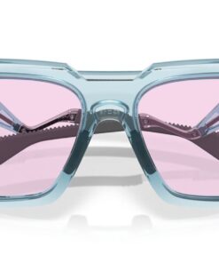 Oakley Unisex Enugma Ink Sunglasses - Polished Transparent Stonewash/Prizm Low Light