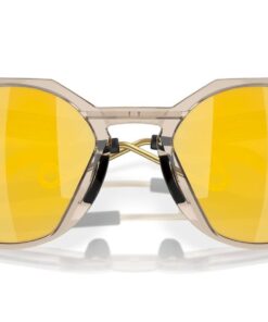 Oakley Unisex HSTN Metal Sunglasses - Sepia/Prizm 24K Polarized