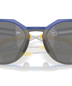 Oakley Unisex HSTN Metal Sunglasses - Transparent Crystal Blue/Prizm Black