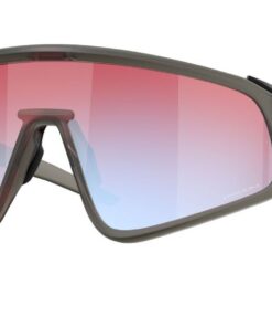 Oakley Unisex Latch Panel Sunglasses - Matte Grey Smoke/Prizm Snow Sapphire