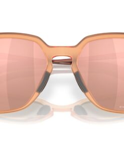Oakley Women's Sielo SQ Sunglasses - Matte Transparent Ginger/Prizm Rose Gold Polarized