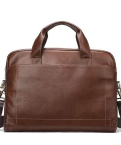 OB Leather Laptop bag - 13.5 Inch - Coffee LZW
