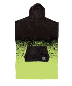 Ocean & Earth Swim and Surf Hooded Poncho - Black, Green