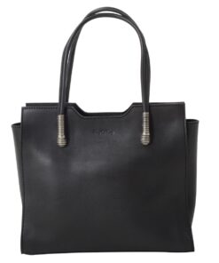 Office Laptop Tote Handbag - Black