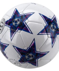 Official UEFA Champions League Supporters Soccer Ball - WHITE/PURPLE/BLUE