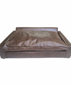 Oh So Furry Pet Bed Sofa for Dogs and Cats - Dark Brown