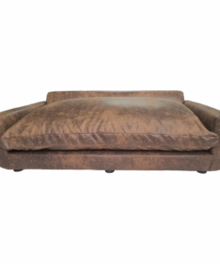 Oh So Furry Pet Bed Sofa for Dogs and Cats - Mottled Brown