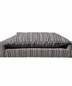 Oh So Furry Pet Bed Sofa for Dogs and Cats - Striped Brown