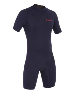 Olaian 100 Men's 1.5mm Neoprene Shorty Surfing Wetsuit - Navy Blue - M