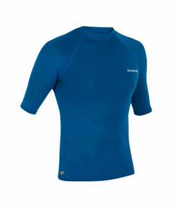 Olaian 100 Men's Short Sleeve Uv Protection Surfing Top T-Shirt - Blue - S