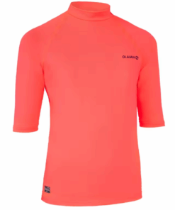 Olaian anti-UV T-shirt 100 - Coral Red - 8 years