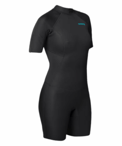 Olaian Women's Surfing Shorty Wetsuit 100 Neoprene 1,5 mm - Black - M