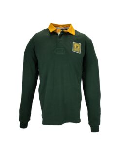 Old School Unisex South African Supporters Long Sleeve Jersey - Green - Green/Green - 2XL