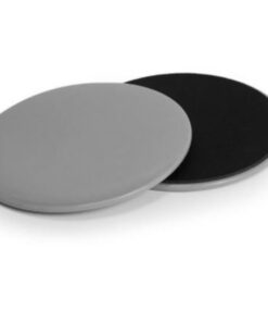 Olive Tree - 2 Piece Exercise Sliding Gliding Discs Fitness Sliders - Grey