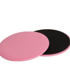 Olive Tree - 2 Piece Exercise Sliding Gliding Discs Fitness Sliders - Pink