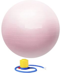 Olive Tree - 65cm Yoga & Pilates Exercise Ball & Pump - Starlight Pink