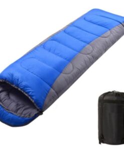 Olive Tree - Combineable Envelope Sleeping Bag 1.6kg (190+30)x75cm - Orange - Blue