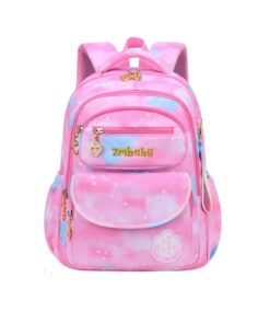 Olive Tree - Ergonomic Primary School Girl's Backpack - Pink