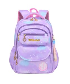 Olive Tree - Ergonomic Primary School Girl's Backpack - Purple