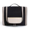Olive Tree - Hanging Toiletry Bag Travel Cosmetic Organizer - Black