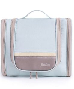 Olive Tree - Hanging Toiletry Bag Travel Cosmetic Organizer - Blue