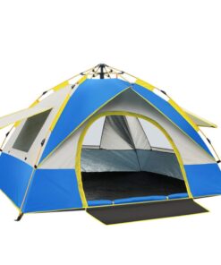 Olive Tree - Instant Automatic Pop-up Family Tent for 2 People - Blue
