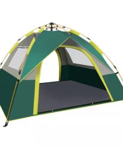 Olive Tree-Instant Automatic Pop-up Family Tent for 3 People 2 Door-Green