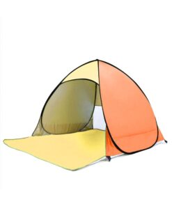 Olive Tree - Instant Beach Tent UV Protection - Orange & Yellow
