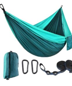 Olive Tree - Portable Lightweight Camping Hammock - Turquoise