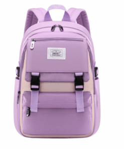 Olive Tree - School Casual Backpack for Teen Boys Girls - Purple