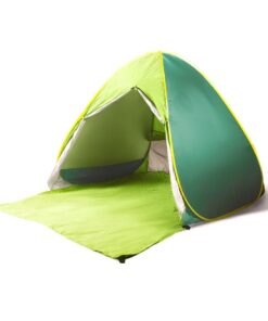 Olive Tree - UPF 50+ Instant Beach Tent for 1-3 Person - Double Green