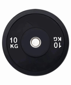 Olympic Black Bumper Plates (10KG Pair)