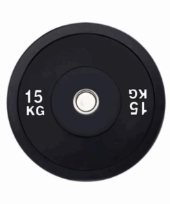 Olympic Black Bumper Plates (15KG Pair)