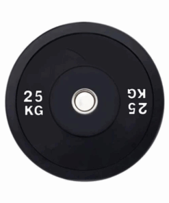 Olympic Black Bumper Plates (25KG Pair)