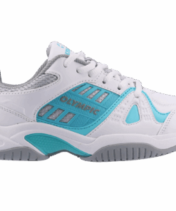 Olympic Ladies Game Court Shoe White/Blue - UK 7