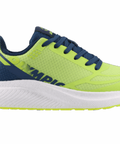 Olympic Mens Bounce 3 V3 Road Running Shoe Lime/Navy - UK 11