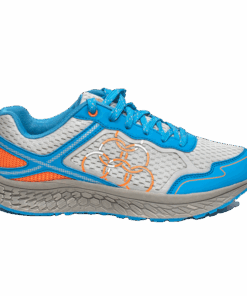 Olympic Swift Men's Road Running Shoes - Silver, Orange - UK 8