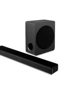 Omega 2.1 Soundbar with Wired Subwoofer- Deep Bass & Clear Audio SAV-104
