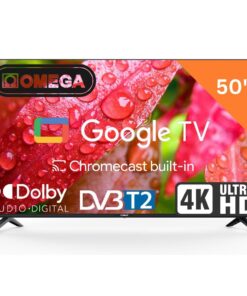 Omega 50" 4K Ultra HD Smart Google TV Dolby Audio/Chromecast/Digital Tuner