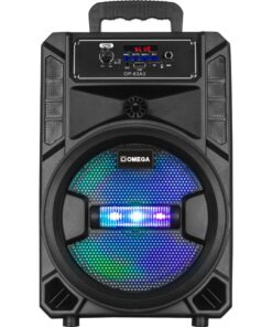 Omega 8" Aura Series Portable Karaoke Party Speaker Battery-Powered 83A3