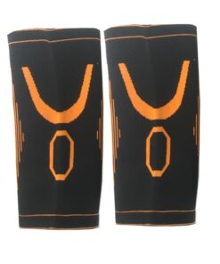 One Pair Sport Nylon Elastic Compression Knee Support Pads - Orange